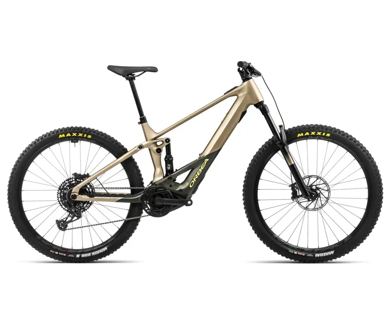 2024 Orbea Wild H20-Eagle Mountain E-bike in Baobab Brown/Nori Green