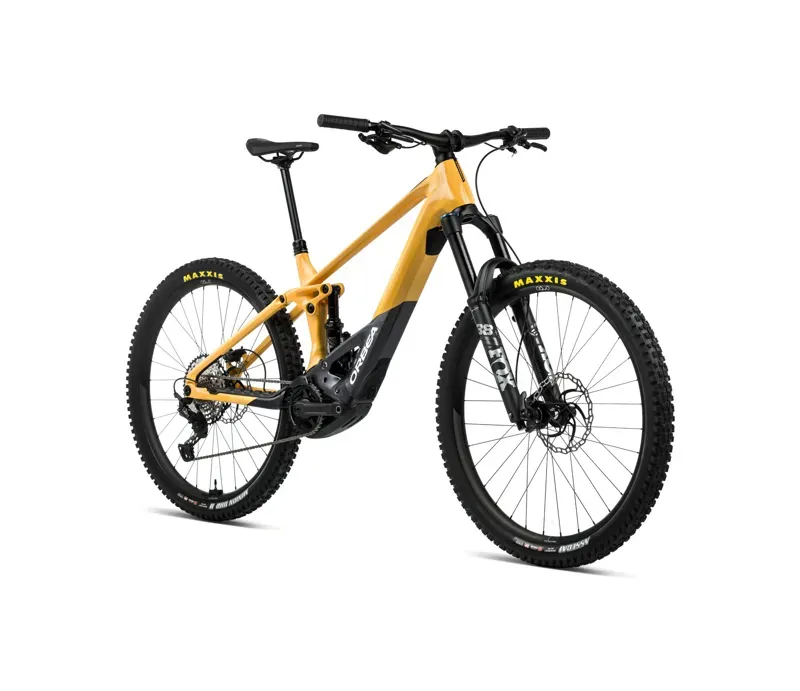 2024 Orbea Wild H20-Eagle Mountain E-bike in Corn Yellow/Metallic Night Black-1