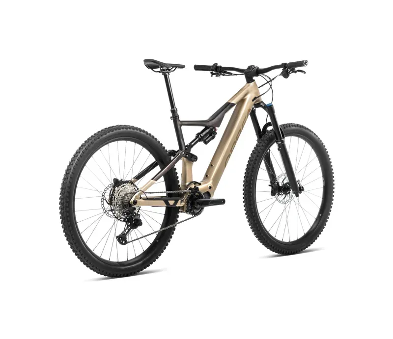 2024 Orbea Rise H10 Mountain e-Bike in Brown-Cosmic/Brown Matt-2