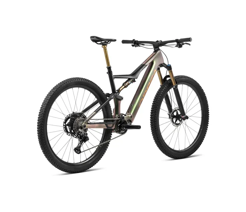 2024 Orbea Rise M20 Mountain e-Bike in Chameleon Goblin Green/Black Matt-2