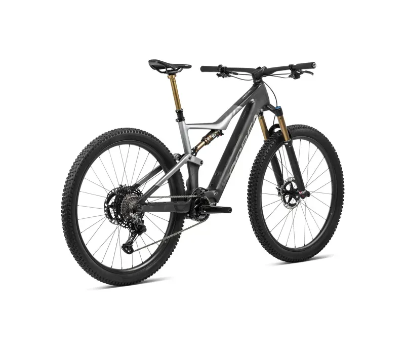 2024 Orbea Rise M20 Mountain e-Bike in Carbon Raw/Shark Grey-2