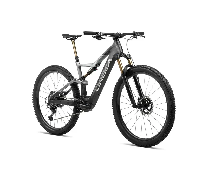 2024 Orbea Rise M20 Mountain e-Bike in Carbon Raw/Shark Grey-1