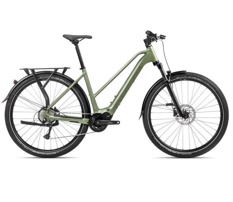 2024 Orbea Kemen Mid 40 Urban Trekking E-Bike in Urban Green