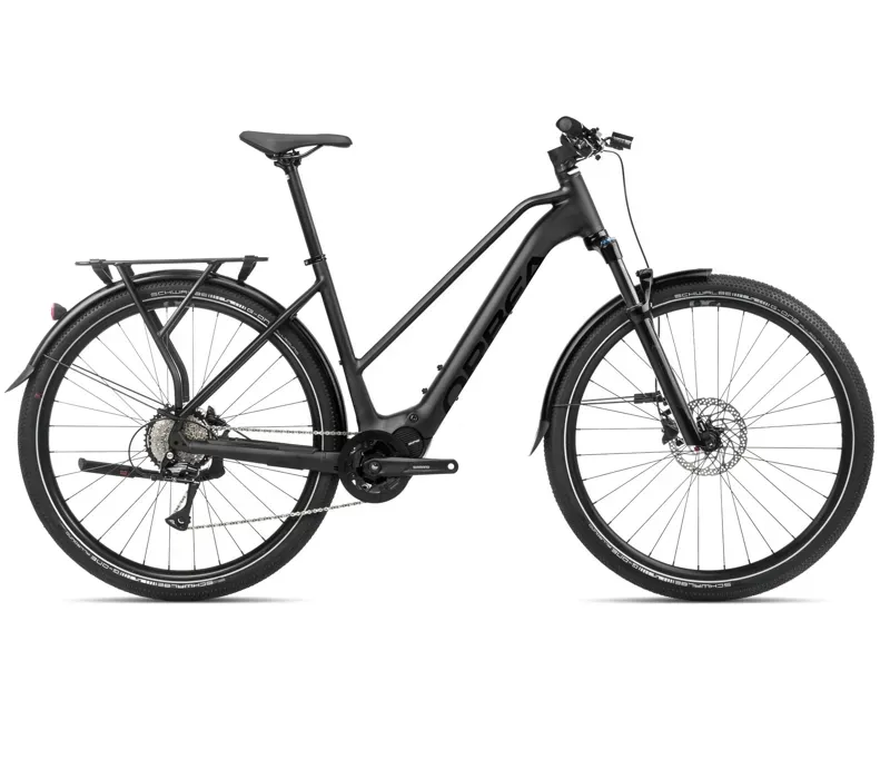 2024 Orbea Kemen Mid 40 Urban Trekking E-Bike in Metallic Night Black