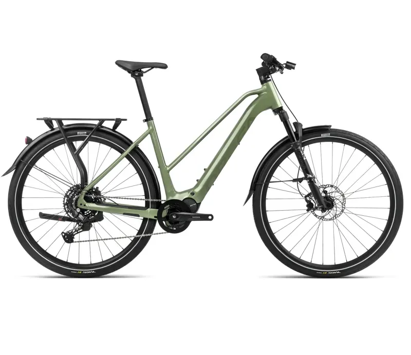 2024 Orbea Kemen Mid 30 Urban Trekking E-Bike in Urban Green