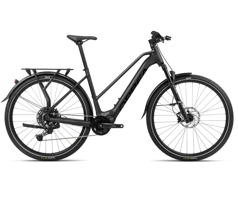 2024 Orbea Kemen Mid 30 Urban Trekking E-Bike in Metallic Night Black