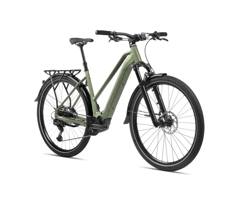 2024 Orbea Kemen Mid 40 Urban Trekking E-Bike in Urban Green-1