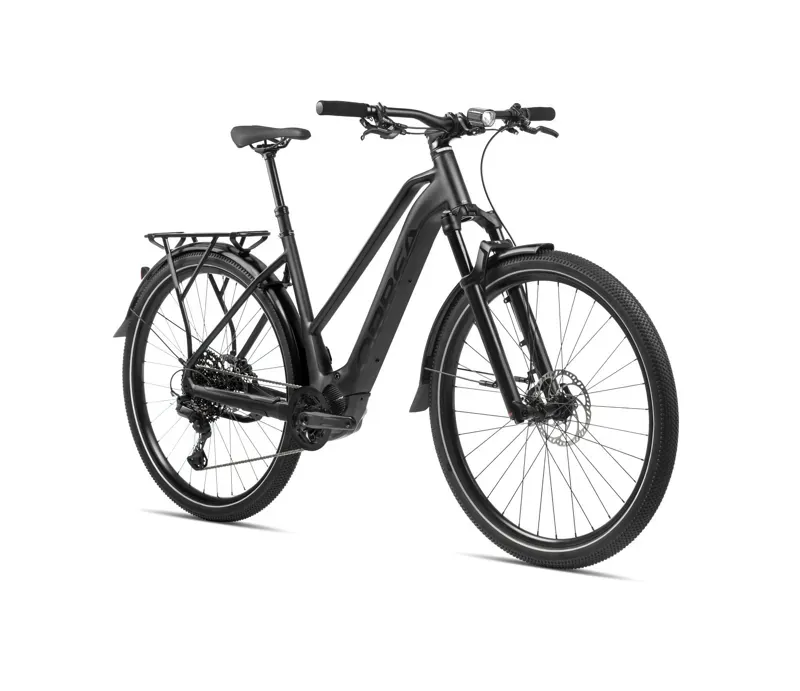 2024 Orbea Kemen Mid 40 Urban Trekking E-Bike in Metallic Night Black-1