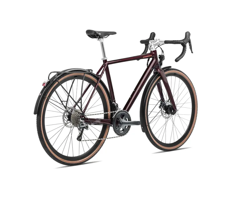 2024 Orbea Vector 20 Urban Commuter Bike in Metallic Burgundy Red-1