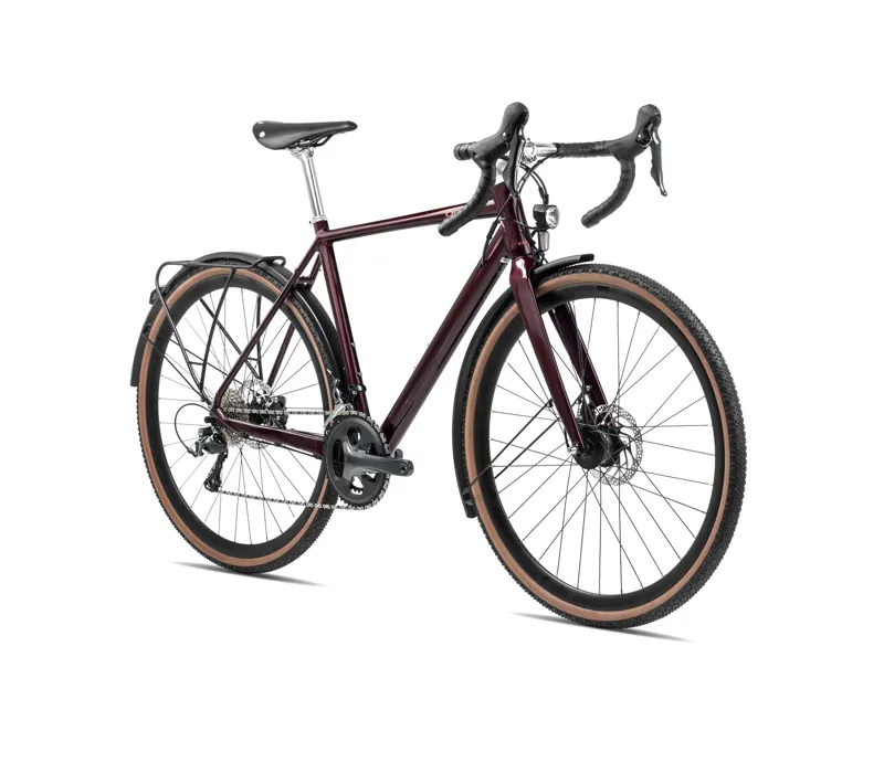 2024 Orbea Vector 30 Urban Commuter Bike in Metallic Burgundy Red-2