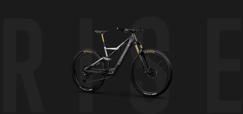 2023 Orbea Rise H20 Mountain e-Bike in Metallic Mulberry/Black-5