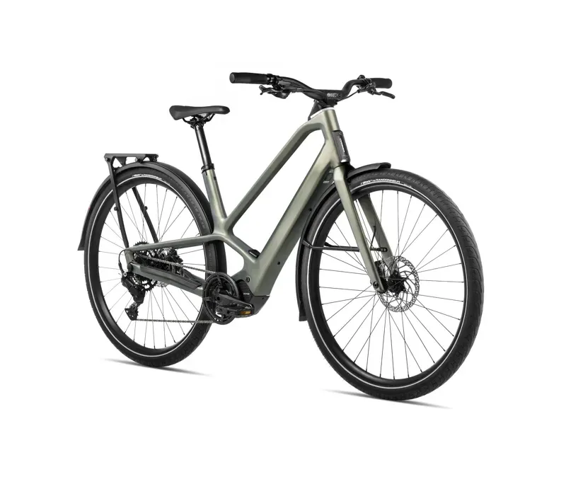 2024 Orbea Diem 30 E-Road Bike In Spaceship Green Matt-1