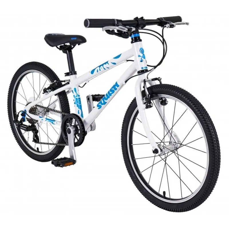 Squish 20 Inch Lightweight Kids Bike in White/Blue-1