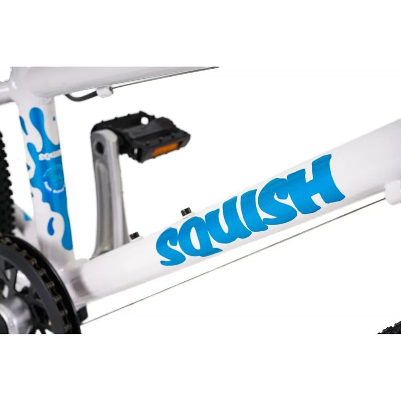 Squish 20 Inch Lightweight Kids Bike in White/Blue-4