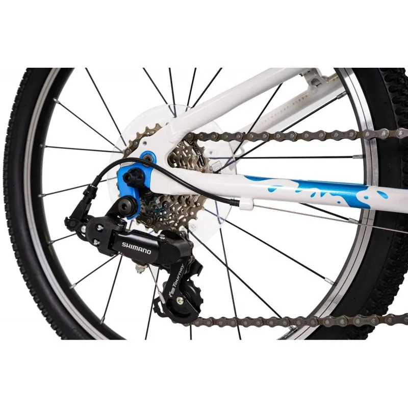 Squish 20 Inch Lightweight Kids Bike in White/Blue-5