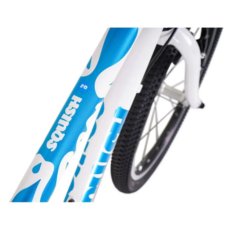 Squish 20 Inch Lightweight Kids Bike in White/Blue-8