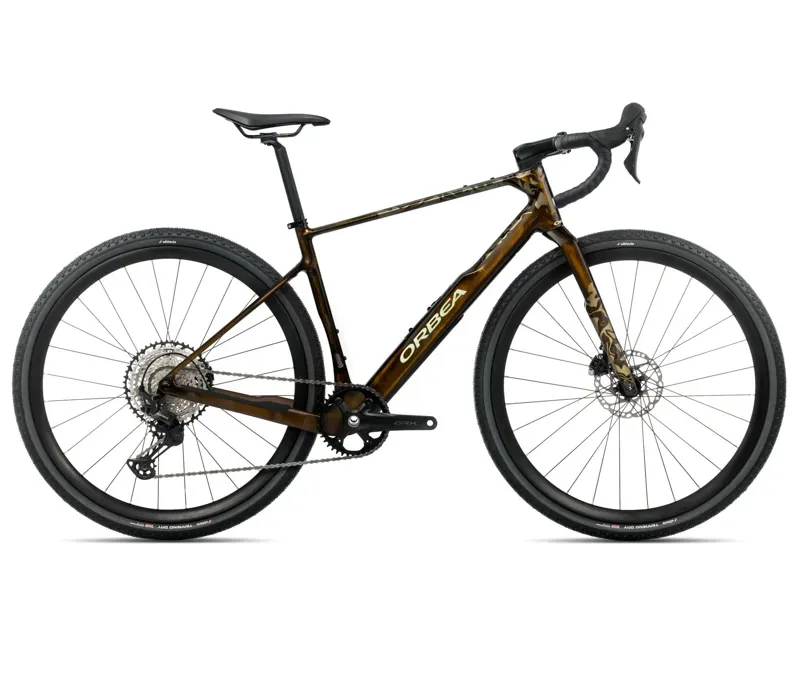 NEW - 2026 Orbea Terra M30TEAM 1X Road Bike in Caramel Carbon View