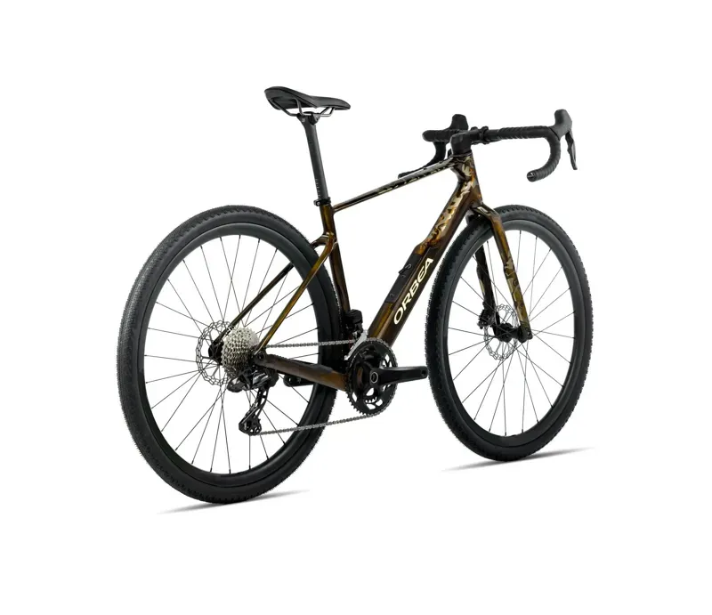 NEW - 2026 Orbea Terra M21eTEAM 1X Road Bike in Caramel Carbon View-2
