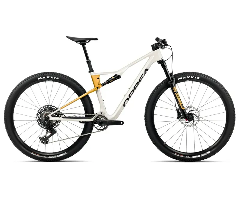 NEW - Oiz M21 Mountain Bike in Ivory White - Bumblebee Yellow Matt