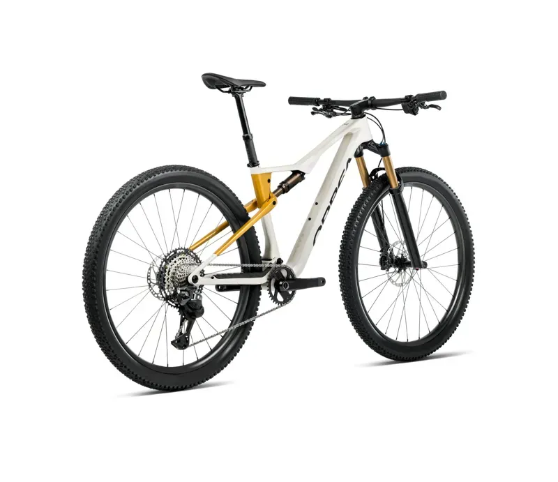 NEW - Oiz M30 Mountain Bike in Ivory White - Bumblebee Yellow Matt-2