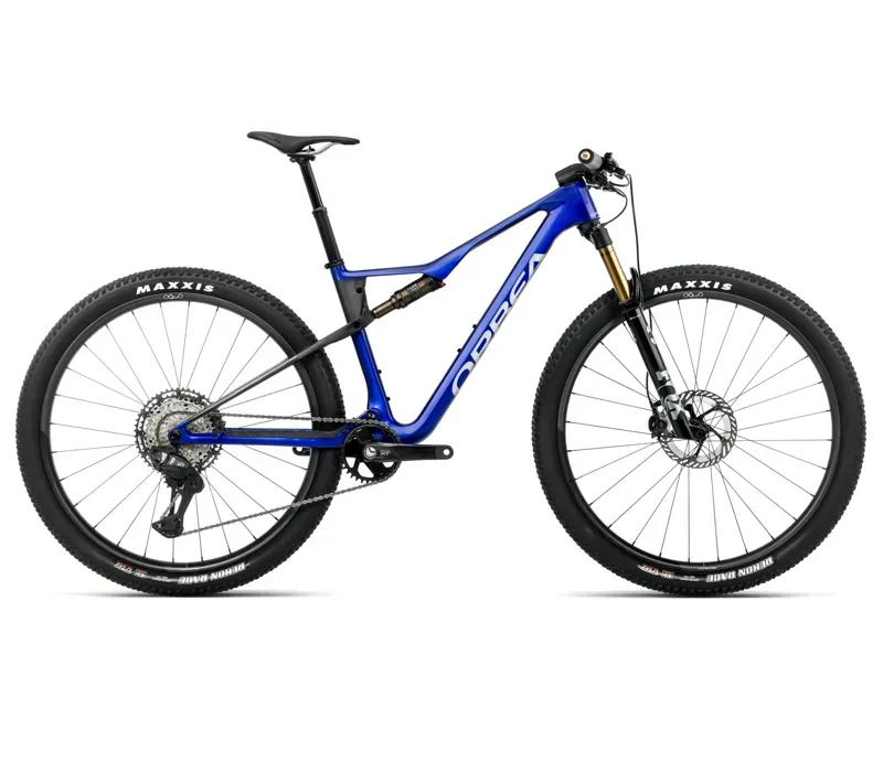 NEW - Oiz M-Pro Mountain Bike in Blue - Carbon Raw Matt