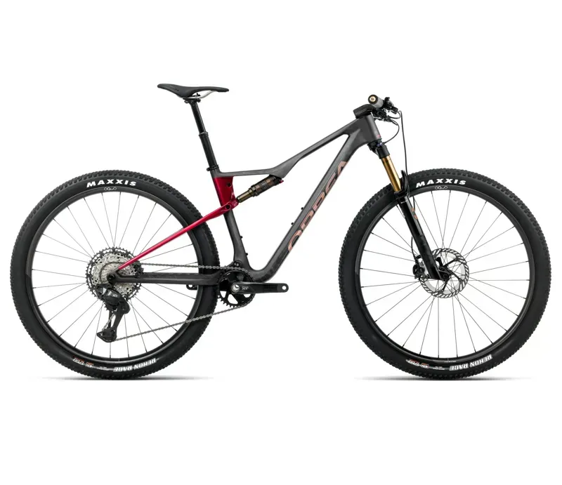 NEW - Oiz M-Pro Mountain Bike in Diamond Carbon View Matt - Red