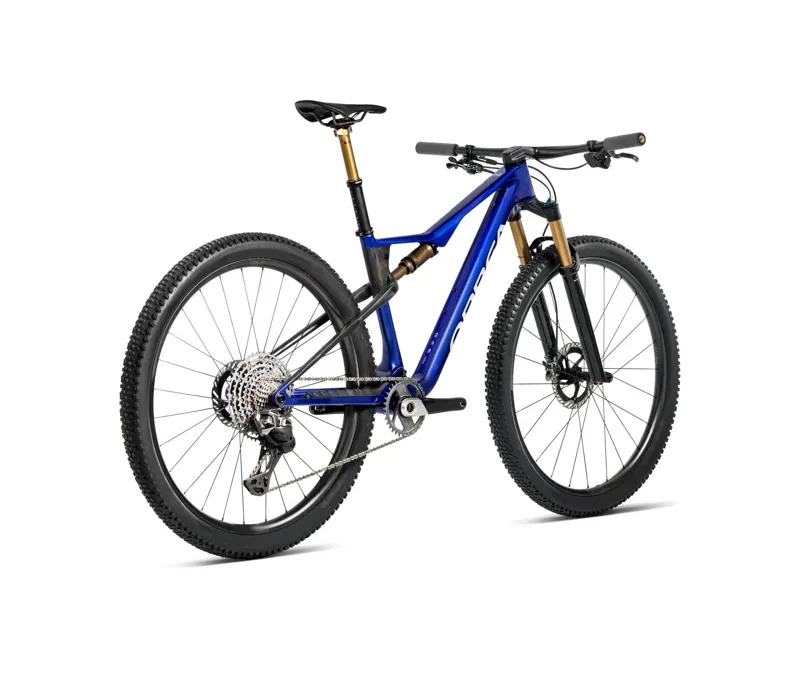 NEW - Oiz M- Team Factory Mountain Bike in Blue Blue - Carbon Raw Matt-2