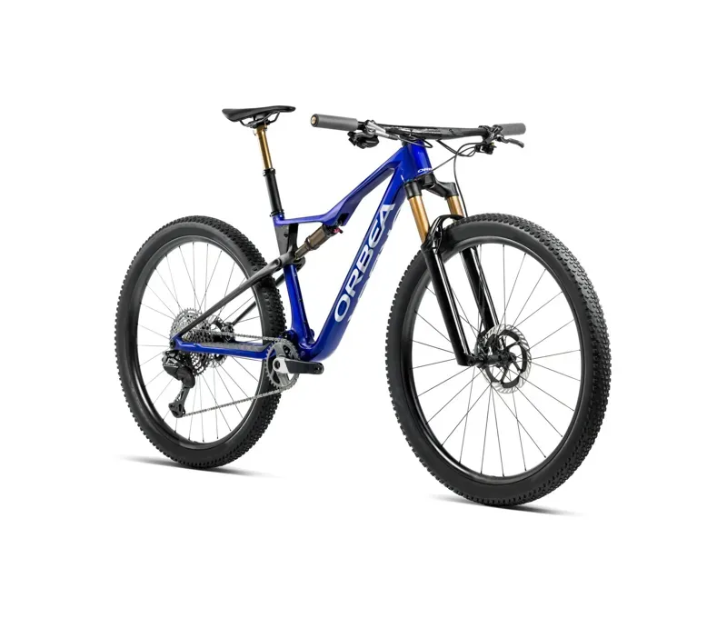 NEW - Oiz M- Team Factory Mountain Bike in Blue Blue - Carbon Raw Matt-1