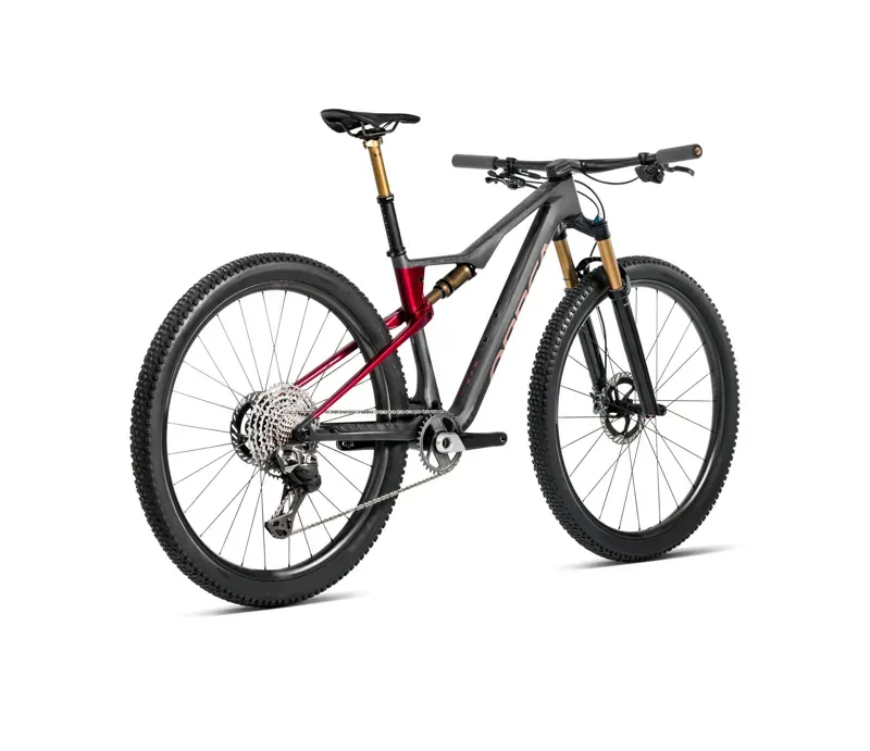 NEW - Oiz M- Team Factory Mountain Bike in Diamond Carbon View Matt - Red-2