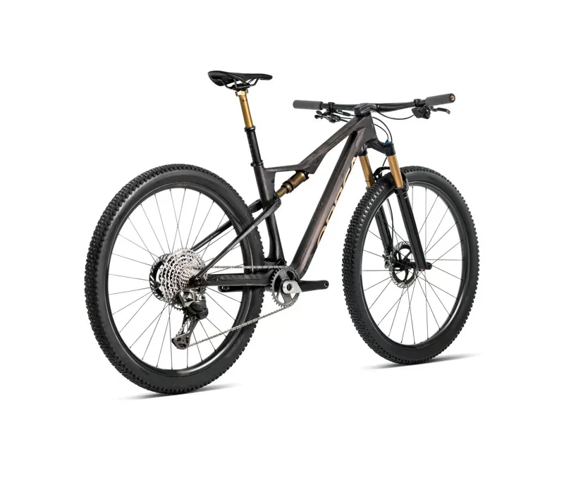 NEW - Oiz M- Team Factory Mountain Bike in Bronze Carbon View - Titan Gold Matt-2