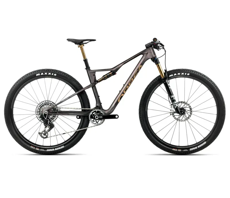 NEW - Oiz M- Ltd Mountain Bike in Bronze Carbon View - Titan Gold Matt
