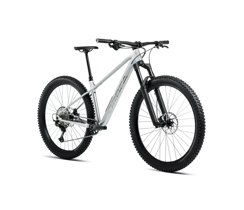 New 2026 Orbea Laufey H- Ltd Mountain Bike in Smooth Silver Matt - Titanium-1