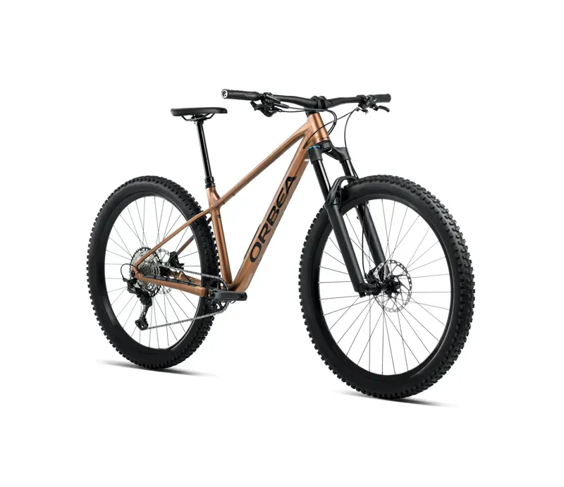 New 2026 Orbea Laufey H10 Mountain Bike in Cinnamon Matt - Black-1