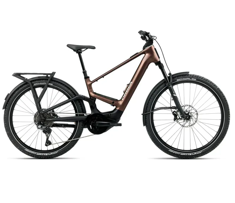 NEW - Orbea Muga 20 Urban Electric Bike in Rust - Diamond Black Matt