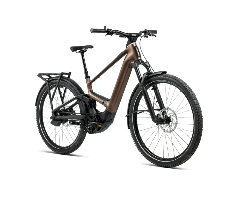 NEW - Orbea Muga 20 Urban Electric Bike in Rust - Diamond Black Matt-1