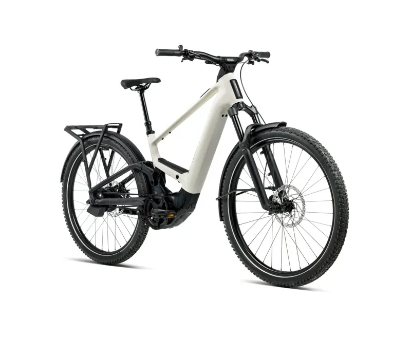 NEW - Orbea Muga 10 Urban Electric Bike in Ivory White - Black-1