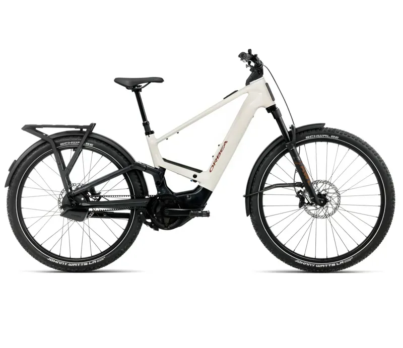 NEW - Orbea Muga 10 Urban Electric Bike in Ivory White - Black