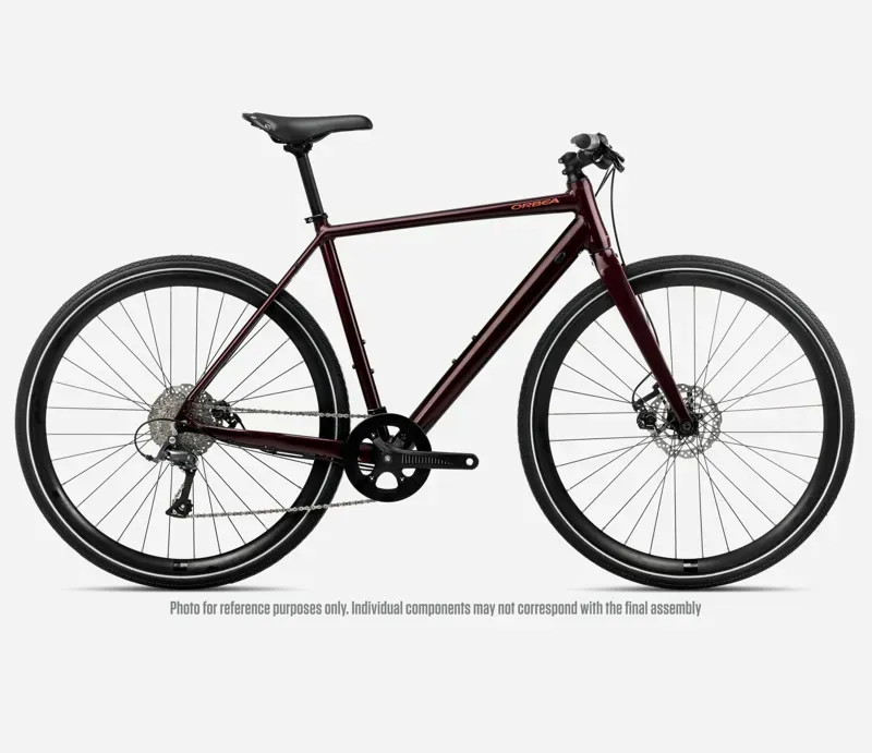 NEW 2026 Orbea Vector 35 Urban Commuter Bike in Burgundy Red
