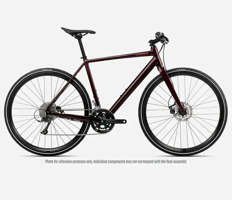 NEW 2026 Orbea Vector 30 Urban Commuter Bike in Burgundy Red