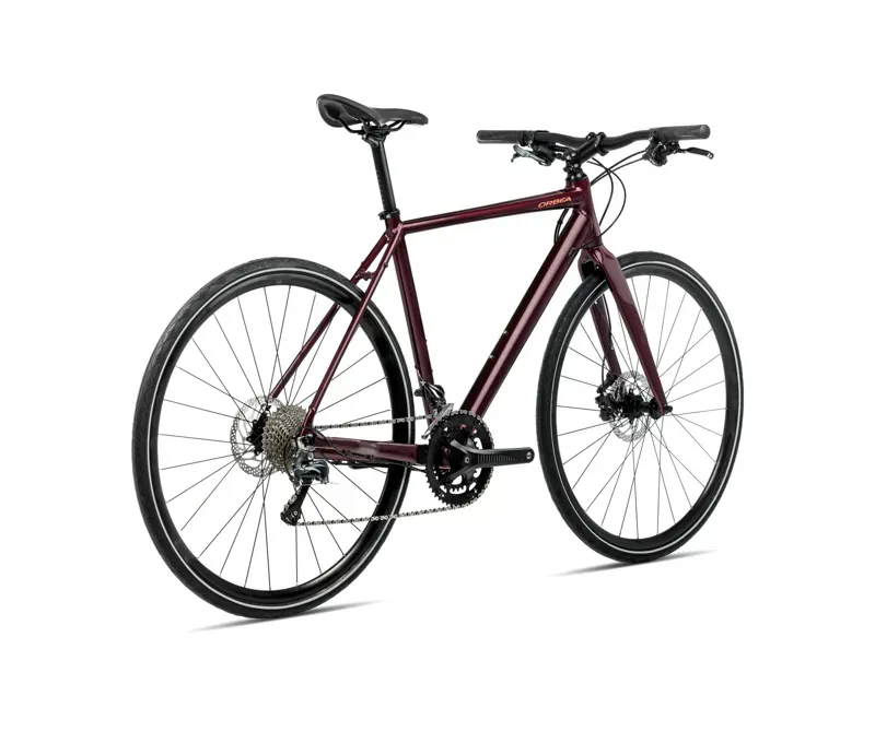 NEW 2026 Orbea Vector 10 Urban Commuter Bike in Burgundy Red-2