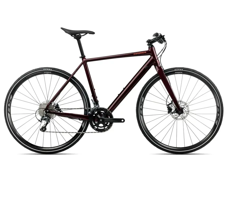 NEW 2026 Orbea Vector 10 Urban Commuter Bike in Burgundy Red