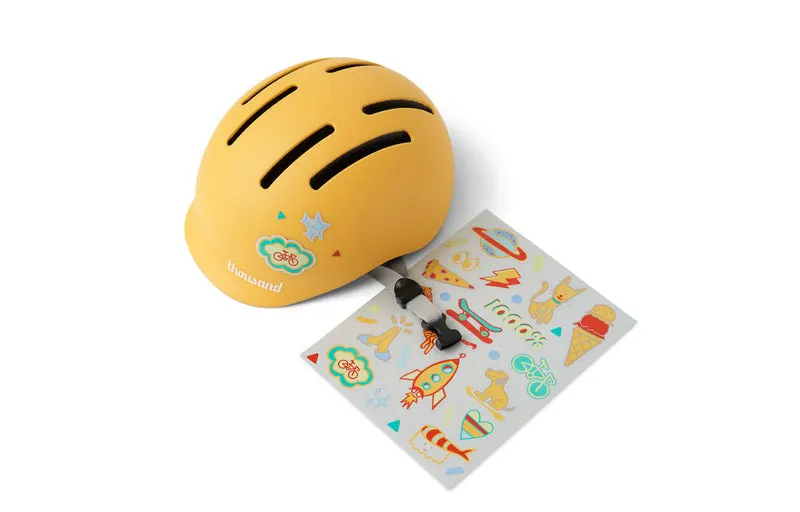 Thousand Hello Yellow Jr. Toddler Helmet-2