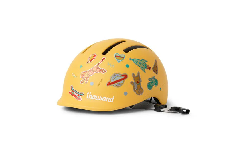 Thousand Hello Yellow Jr. Toddler Helmet-1