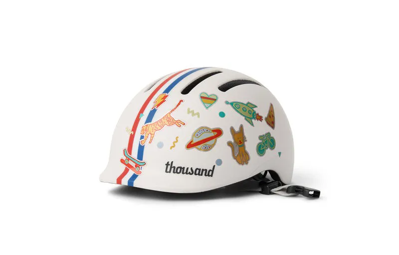 Thousand Speedway Creme Jr. Toddler Helmet-1