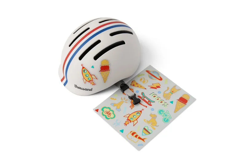 Thousand Speedway Creme Jr. Toddler Helmet-5