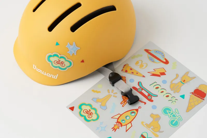 Thousand Hello Yellow Jr. Toddler Helmet-8