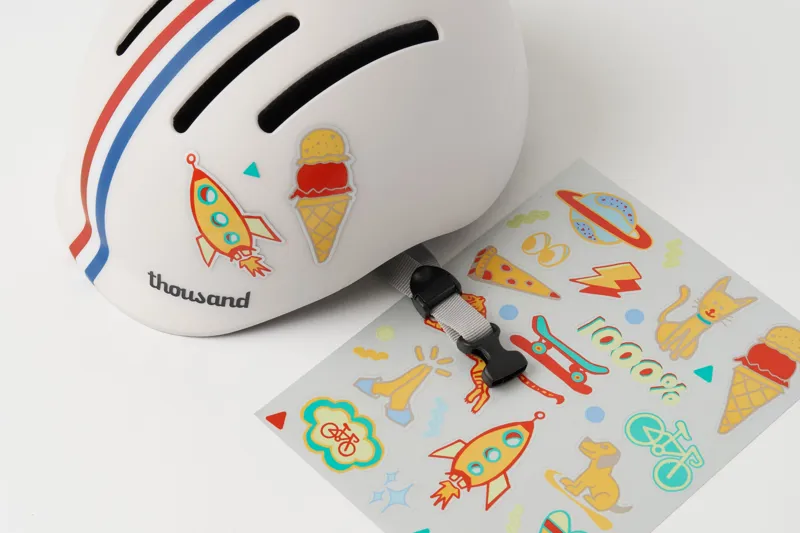 Thousand Speedway Creme Jr. Toddler Helmet-9