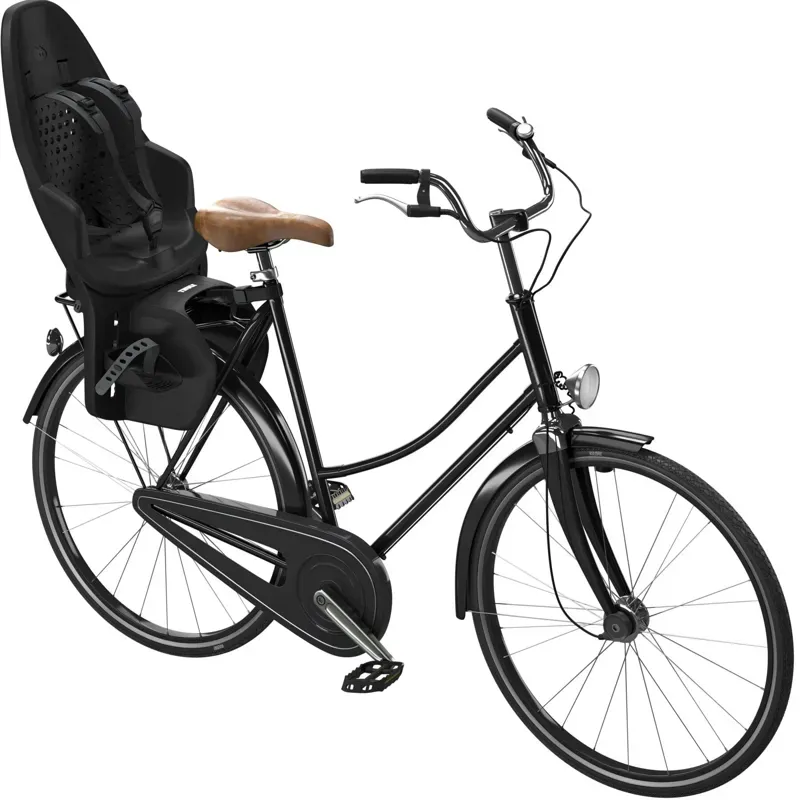 Thule Yepp 2 Maxi Child Seat in Midnight Black Rack Mounted-2