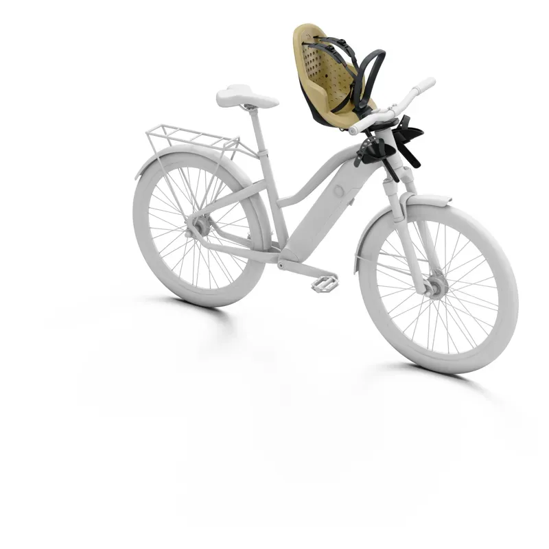 Thule Yepp 2 Mini Front Child Seat in in Tan Stem Mount-3