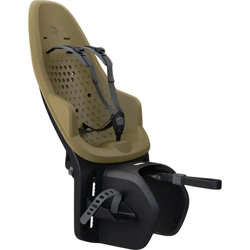 Thule Yepp 2 Maxi Child Seat in Nutria Green Rack Mounted